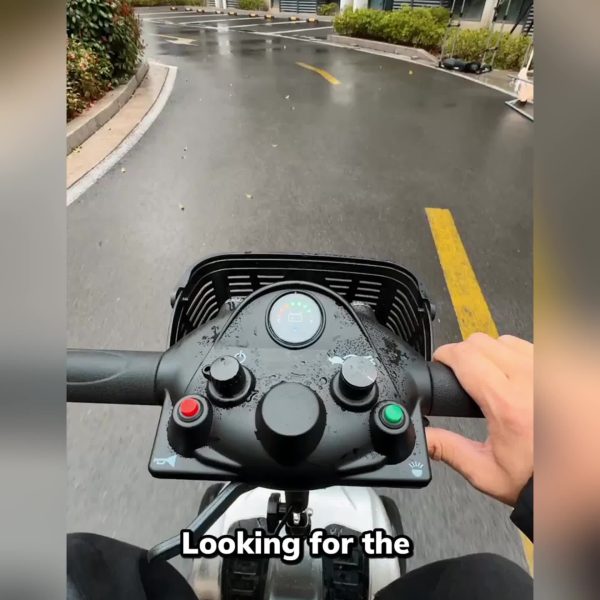 Elders' [Best Choice] 4 - Wheel Electric Mobility Scooter - Lightweight, Portable, Tool - Free Assembly, w/ LED Lights & Basket, Plane - Friendly, Safe & Comfortable Travel Aid for Seniors, Incl. Charger - Perfect Senior Gift! - Image 29