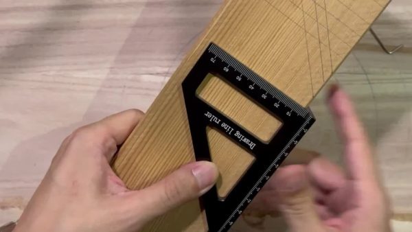 Precision Aluminum High-Accuracy Aluminum Alloy Precision 45/90 Degree Multi-Angle Measuring Ruler - Image 7