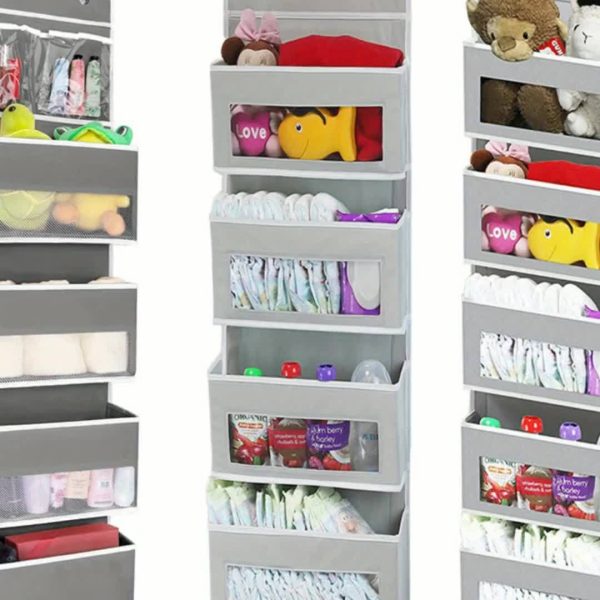 Multi-Use Storage 3-Tier Non-Woven Fabric Hanging Storage Organizer - Image 10