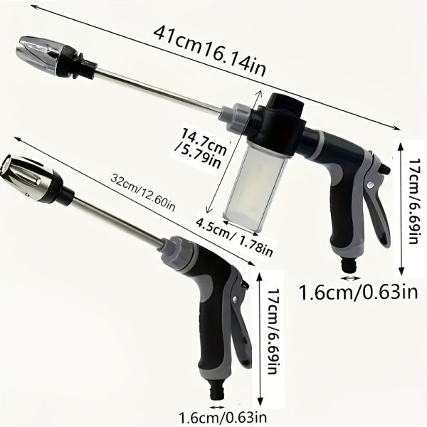 A Handy High Pressure Wash Water Gun With Foam Cannon - Image 2