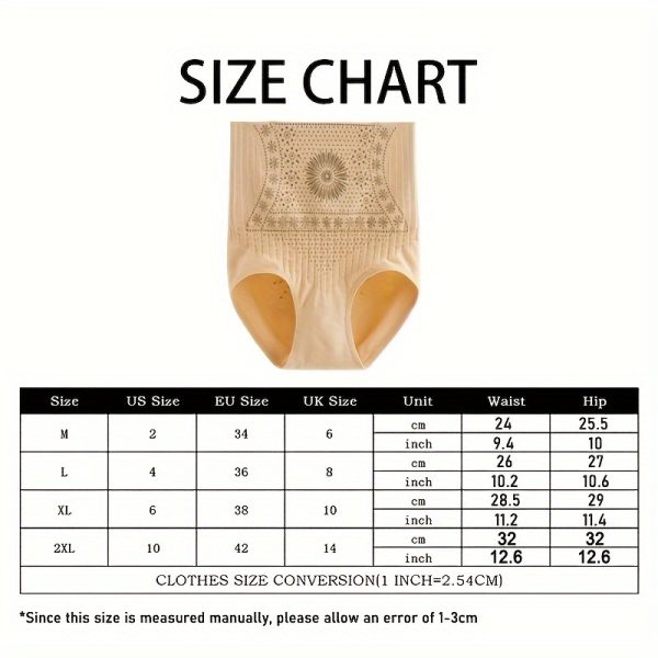 1pc High-Waist Tummy Control Shapewear Panties - Image 13