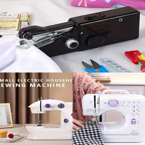 Light Purple Electric Home Sewing Machine with 12 Built-in Needles, Overlock Stitch, Button Sewing & Thread Winding - 110V-240V US Plug, Compact Design for Home, School, Daily Sewing - Ideal Mother's Day Gift, Fabric Crafts, Stylish Appliance, Durable Construction, Craft Lovers - Image 13