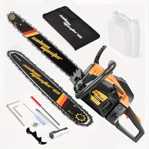 20-inch Gasoline Chainsaw, Wireless Handheld Saw, Used for Cutting Trees, Wood, Farmland, Gardens, Pastures And Forests - Saw Set