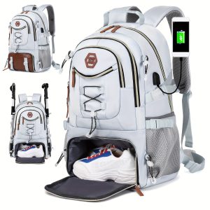 Travel Backpack with USB Charging Lightweight 40L Multi-Functional Travel Backpack