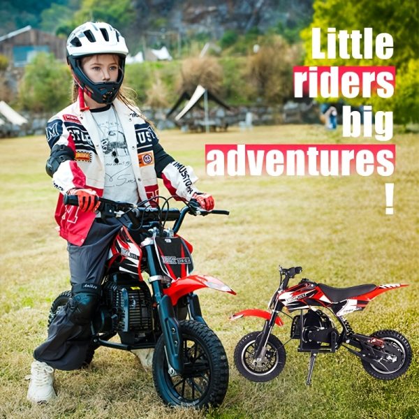 Mini Dirt Bike 2 Stroke Mini 50CC Gas Dirt Bike - Image 3