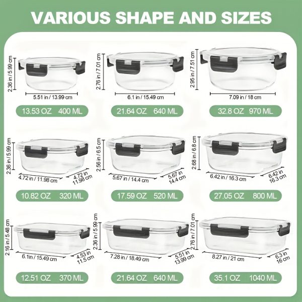 Leak Proof Glass Containers - Image 3
