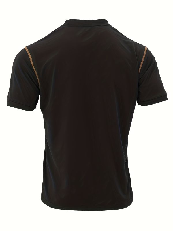 Men's Short Sleeve Henley Tee, Men's Casual Clothing For Summer, Gift For Men - Image 10