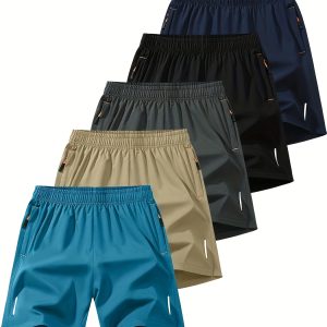 5pc Quick-Dry Men's Shorts