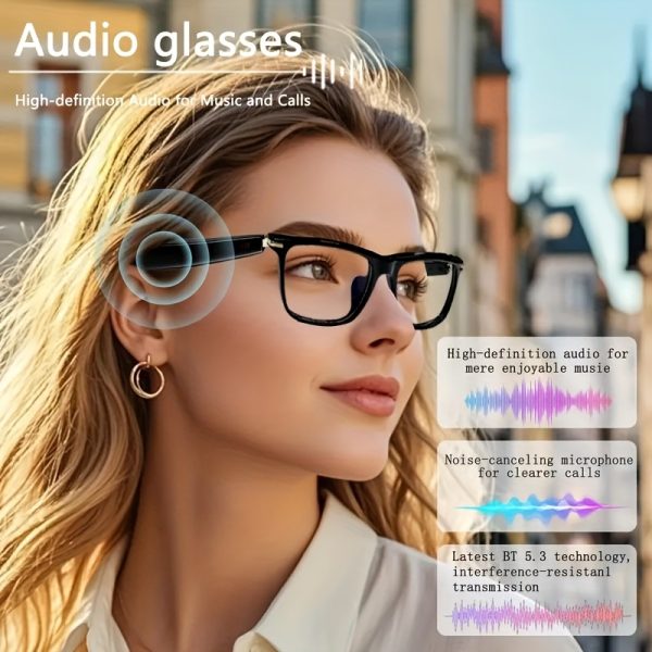 AI Smart Glasses, Supports 160 Languages Real-Time Translation, New Multifunctional Audio Glasses with Built-in Microphone and Speaker, HD Voice Calls & HIFI Music Quality, Music Playback and Hands-Free Calls, Physical Color Changing Lenses, High-Quality, Suitable for Comfortable Cycling, Safe Driving, Fun Fishing, Relaxation Travel, and Daily Office Wear, Holiday Gift - Image 2