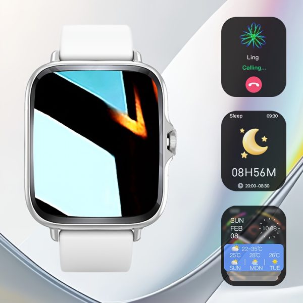 A Business Men's Smartwatch with Wireless Calling, Music, Pedometer, Activity Tracker, Digital Display, Zinc Alloy Case, USB Charging, Rechargeable Lithium Polymer Battery, Compatible with iPhone And Android - Round Dial, Electronic Drive, Perfect Gift Selection! - Image 13