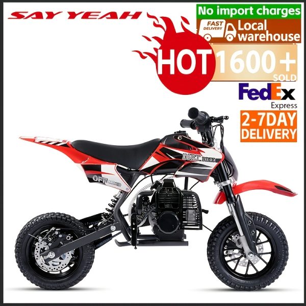 Mini Dirt Bike 2 Stroke Mini 50CC Gas Dirt Bike - Image 2
