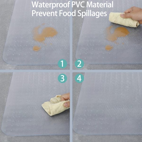 Chair Mat For Carpet, 47'' X 35'' Clear Computer Desk Chair Mat For Low Pile Carpeted Floors, Easy Glide Plastic Floor Mat For Office Chair On Carpet Protection - Image 10