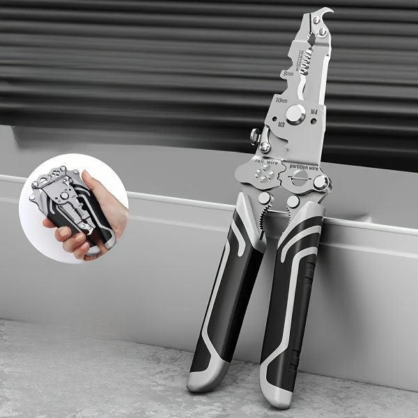 1PC18-in-1 Foldable Wire Stripper Manual Tool - Image 5