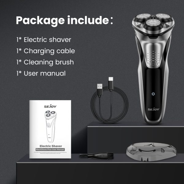 Sejoy Electric Razor for Men, Electric Face Shaver, Cordless Washable Rechargeable Shaving Machines, Fast Charging, best gift - Image 12