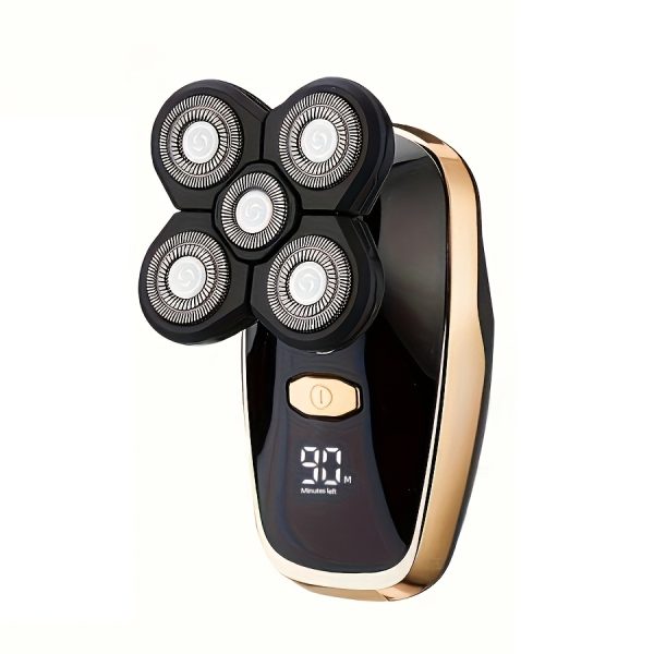 Electric Razor For Men Electric Head Hair Shaver LED Display -  Mens Cordless Rechargeable  Bald Head Razor ,five Blade Electric Shaver - Image 8