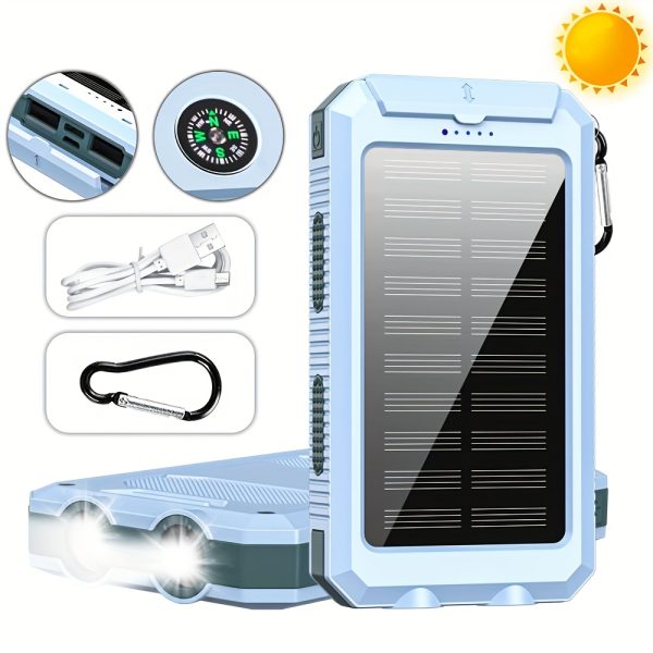 Best Gift, Solar Power 30000mAh Large Capacity Portable Charger - Image 6