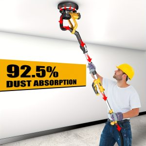 ZHJAN Drywall Sander/with Vacuum Auto Dust Collection