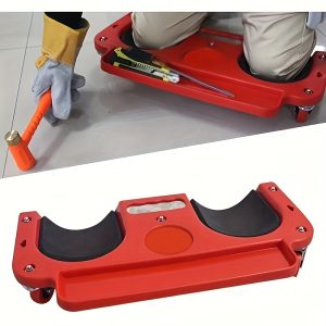 1 Wheeled Rolling Knee Guard Platform, Made Of ABS Material, Multi-functional Built-in Tool Tray, Comfortable Cushioning Kneeling Pad, Suitable for Mechanical Workers, Carpenters, Floor Laying And Car Maintenance