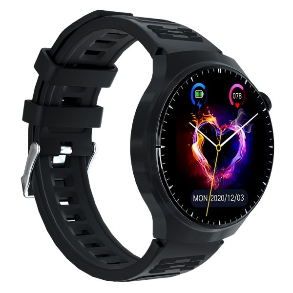 A Business Men's Smartwatch with Wireless Calling, Music, Pedometer, Activity Tracker, Digital Display, Zinc Alloy Case, USB Charging, Rechargeable Lithium Polymer Battery, Compatible with iPhone And Android - Round Dial, Electronic Drive, Perfect Gift Selection! - Image 4