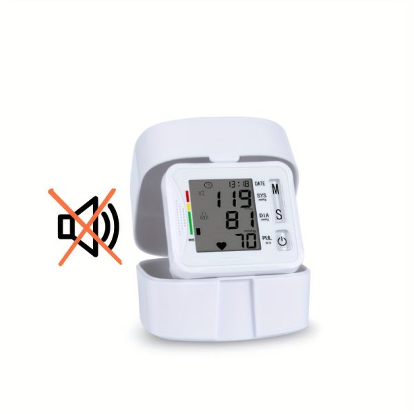 1pc TAIKON Wrist Blood Pressure Monitor with LCD Display, Adjustable Cuff, Pulse Rate Detection, and Irregular Heartbeat Alert - Battery Operated (Batteries Not Included), Blood Pressure Measurement | Comprehensive Display | Sound Playback Feature - Image 7