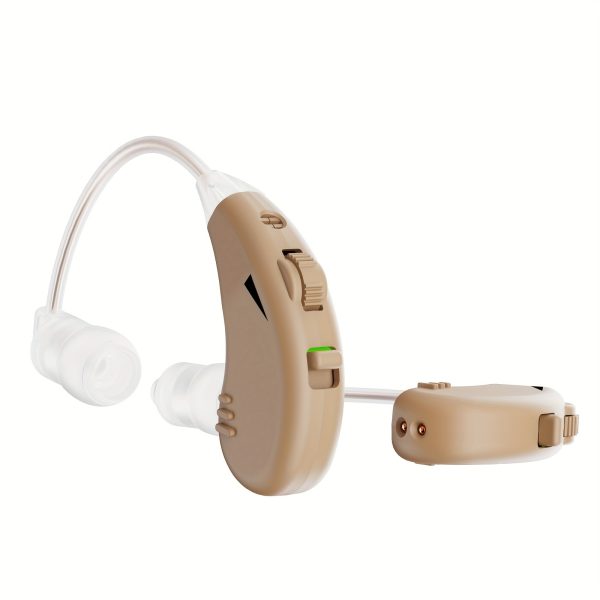 True Hearing Aids (Not Amplifier) for Seniors Rechargeable Hearing Loss Professional with Charging Dock (Beige) - Image 2