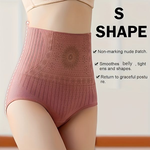 1pc High-Waist Tummy Control Shapewear Panties - Image 3
