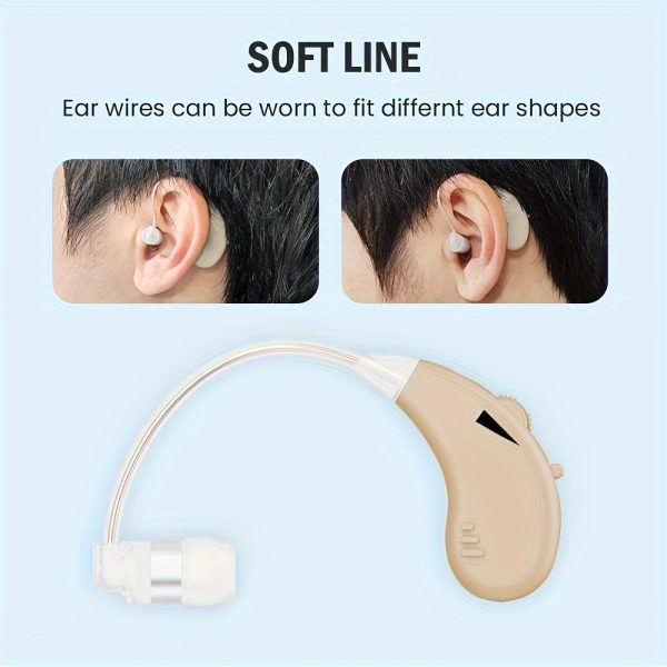 True Hearing Aids (Not Amplifier) for Seniors Rechargeable Hearing Loss Professional with Charging Dock (Beige) - Image 4