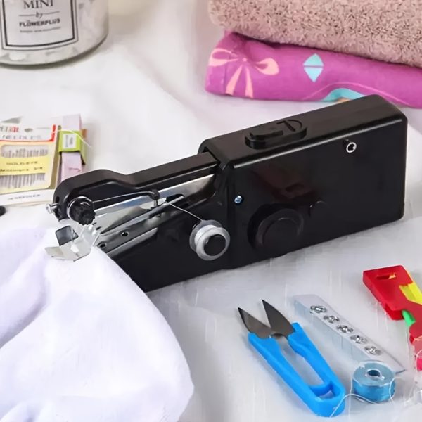 Light Purple Electric Home Sewing Machine with 12 Built-in Needles, Overlock Stitch, Button Sewing & Thread Winding - 110V-240V US Plug, Compact Design for Home, School, Daily Sewing - Ideal Mother's Day Gift, Fabric Crafts, Stylish Appliance, Durable Construction, Craft Lovers - Image 12