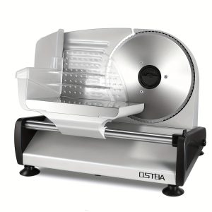 Stainless Steel Electric Meat Slicer with Youngsters Lock,