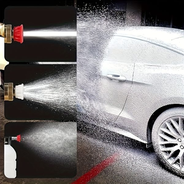 Electric High Pressure Washer, Portable Handheld Car Wash Gun, Up To 3000PSL, With A Single Block Of 15000Mah, A Single Block Can Be Used For About Half An Hour, Suitable For Yard Cleaning, Electric Golf Carts Cleaning, For Sports And Outdoors - Image 12