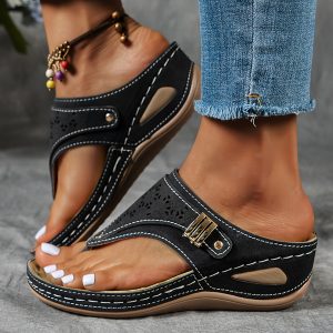 Trendy And Fashionable Women'S Beach Slippers, Comfortable And Casual For Outdoor Wear, Summer Lazy Shoes