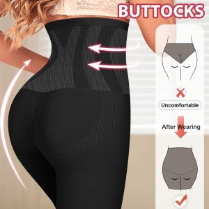 1pc Women'S High-Waist Breathable Comfort Shapewear Boxer Briefs - Seamless, Butt-Lifting, S-XXL Size, Elegant Solid Color Underwear for Everyday & Special Occasions, High Waisted Boxer Shorts, Butt Lifting Underwear, Minimalist Underwear, Comfortable Fit