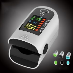 CHANG KUN Digital Fingertip Pulse Oximeter With Blood Oxygen Sensor, Monitor SpO2 And Heart Pulse Rate And Perfusion Index For Home Use Or Sport Battery Powered