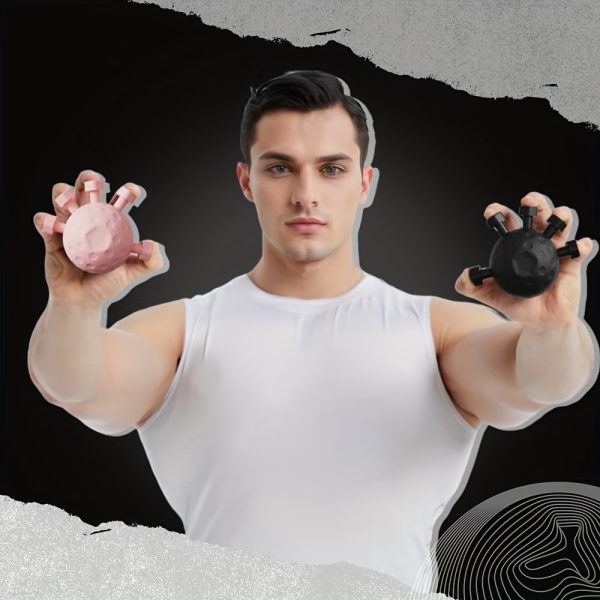 1pc 44-99LB High Intensity Finger & Forearm Strength Trainer - Adjustable Grip Strengthener with Textured Surface for Guitar, Rock Climbing, Athletic Training - Durable Hand Muscle Builder, Perfect Valentine's Gift for Him (Blue/Pink/Black), Grip Strength Trainer - Image 10
