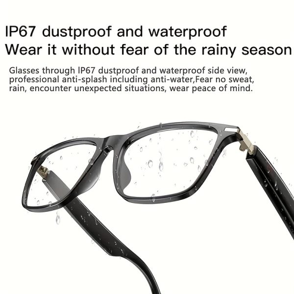 AI Smart Glasses, Supports 160 Languages Real-Time Translation, New Multifunctional Audio Glasses with Built-in Microphone and Speaker, HD Voice Calls & HIFI Music Quality, Music Playback and Hands-Free Calls, Physical Color Changing Lenses, High-Quality, Suitable for Comfortable Cycling, Safe Driving, Fun Fishing, Relaxation Travel, and Daily Office Wear, Holiday Gift - Image 8