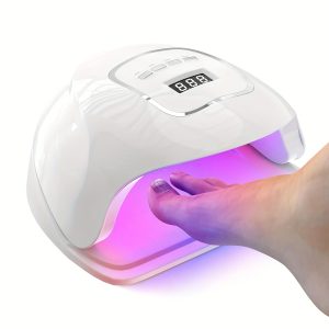 KTS Laser Device For Toenail Fungus Treatment- 15x 470nm Blue Light & 30x 650nm Red Light Therapy | Treats All Affected Nails At Once | Home Use