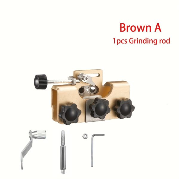 1pc Portable Electric Chainsaw Grinder Tool with Chain Saw Sharpeners and Woodworking Grinding Stones - Image 6