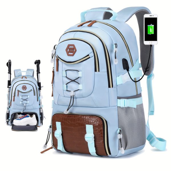Travel Backpack with USB Charging Lightweight 40L Multi-Functional Travel Backpack - Image 9