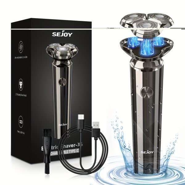 Sejoy Electric Razor for Men, Electric Face Shaver, Cordless Washable Rechargeable Shaving Machines, Fast Charging, best gift - Image 6