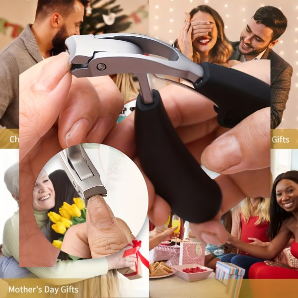 1pc Heavy-Duty Stainless Steel Nail Clippers for Thick Nails, Concave Blade & Large Opening Design, Elderly-Friendly Precision Trimmer with Long Handle, Men's Toenail & Fingernail Care, Durable Nail Tool - Image 11