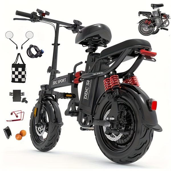 740W Peak Motor, 35-Mile Range, Electric Bike for Adults - Image 5