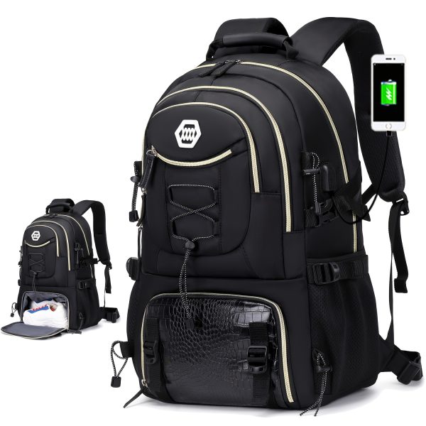 Travel Backpack with USB Charging Lightweight 40L Multi-Functional Travel Backpack - Image 7