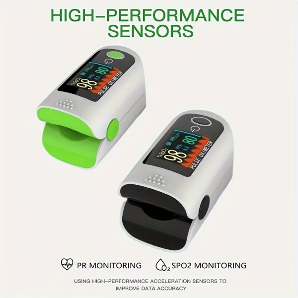 CHANG KUN Digital Fingertip Pulse Oximeter With Blood Oxygen Sensor, Monitor SpO2 And Heart Pulse Rate And Perfusion Index For Home Use Or Sport Battery Powered - Image 3