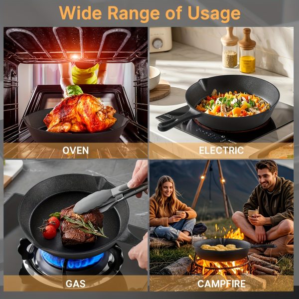 4pcs Cast Iron Skillet Set - Image 7