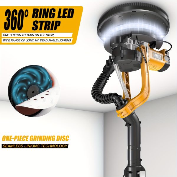 ZHJAN Drywall Sander/with Vacuum Auto Dust Collection - Image 4