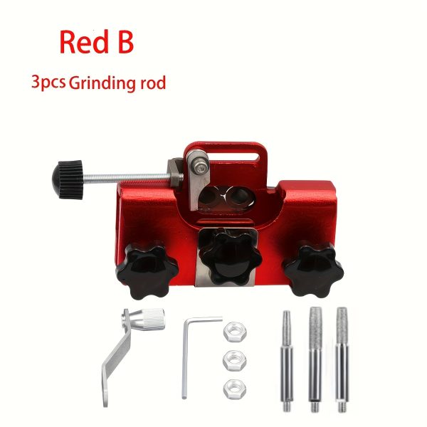 1pc Portable Electric Chainsaw Grinder Tool with Chain Saw Sharpeners and Woodworking Grinding Stones - Image 9