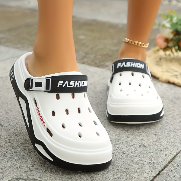 Unisex Fashion Clogs, Spring/Summer Casual Open Toe Slides, EVA Material, Soft Sole, Breathable Outdoor Beach Sports Sandals - Image 2