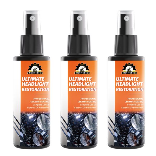 Ultimate Headlight Restoration, Universal Headlight Restoration Kit - Removes Yellowing & Scratches, Restores Clarity - Car Headlight Lens Polisher & Cleaning Solution, Suitable for All Vehicle Types - Image 7