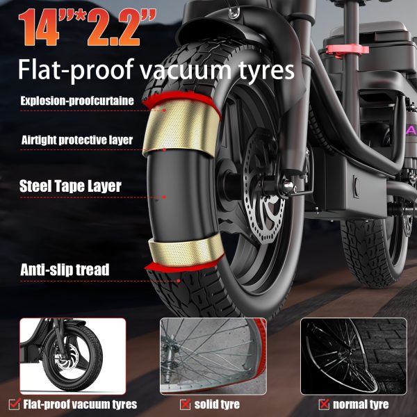 740W Adult Electric Scooter with Seat - Image 5