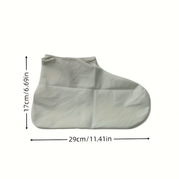 3 Pairs of Waterproof Reusable Latex Rain Boot Covers - High Quality, Long-Lasting, Universal - Stylish Color Options, All-Weather Protection - Image 4